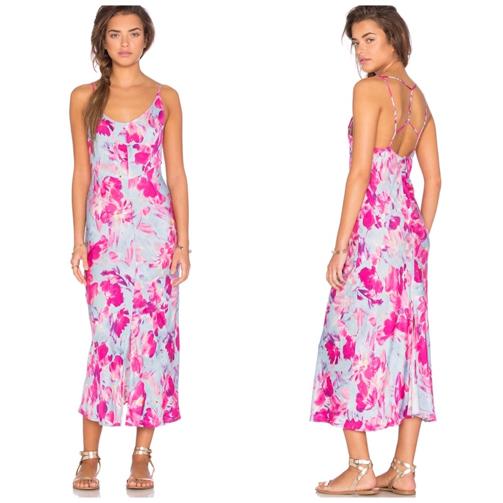 Somedays Lovin Pink and Blue Floral Dress